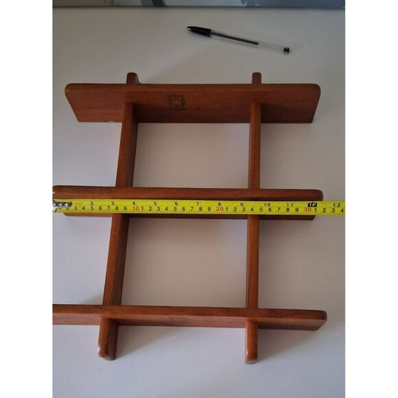 Danish Modern Twelve Jar Teak Spice Rack Holder by Digsmed RACK ONLY - Picture 13 of 16